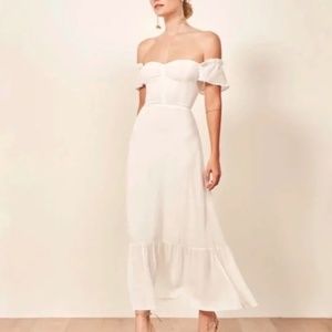 Reformation Butterfly Dress - Ivory - SZ 0